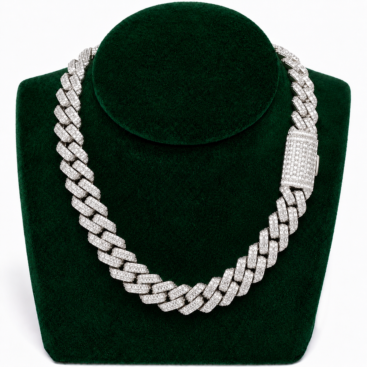 Iced cuban link necklace