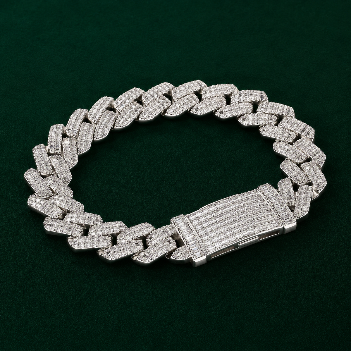Iced cuban link bracelet