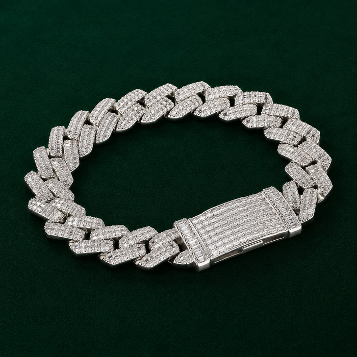 Iced cuban link bracelet