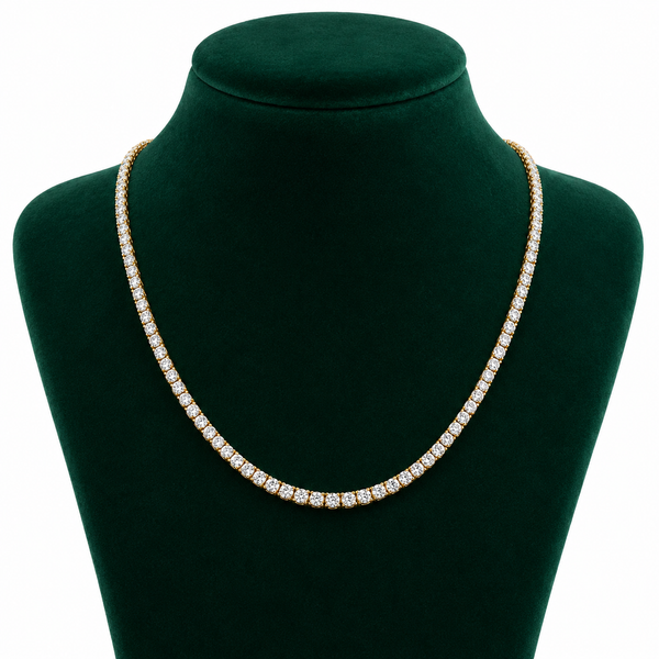 Tennis chain necklace