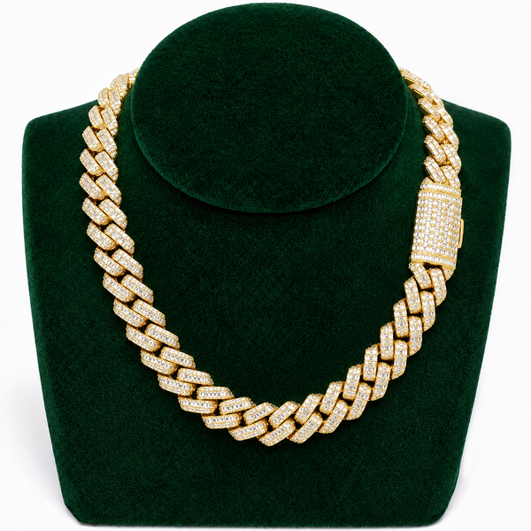 Iced cuban link necklace