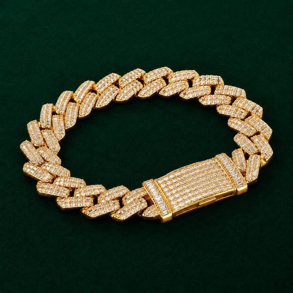Iced cuban link bracelet