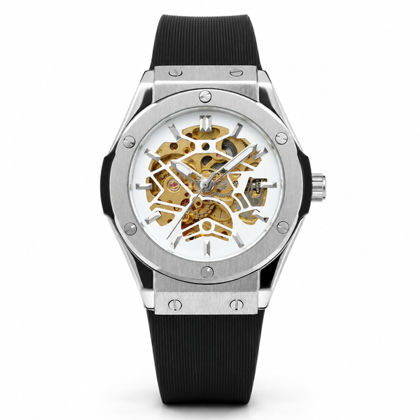 Openwork automatic watch