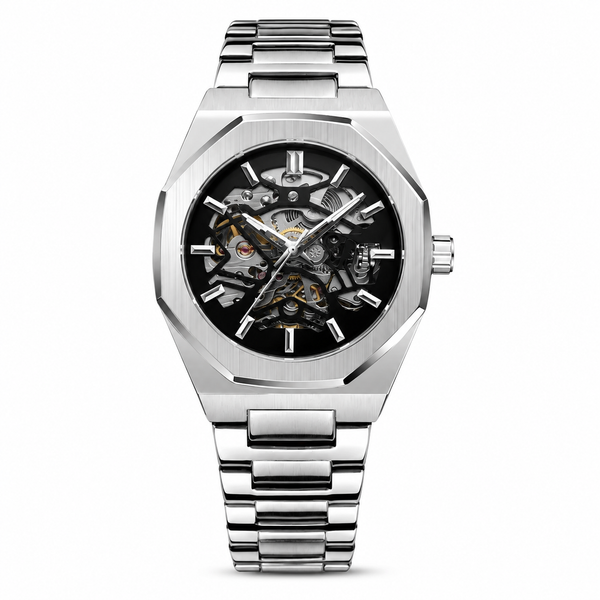 Skeleton automatic watch